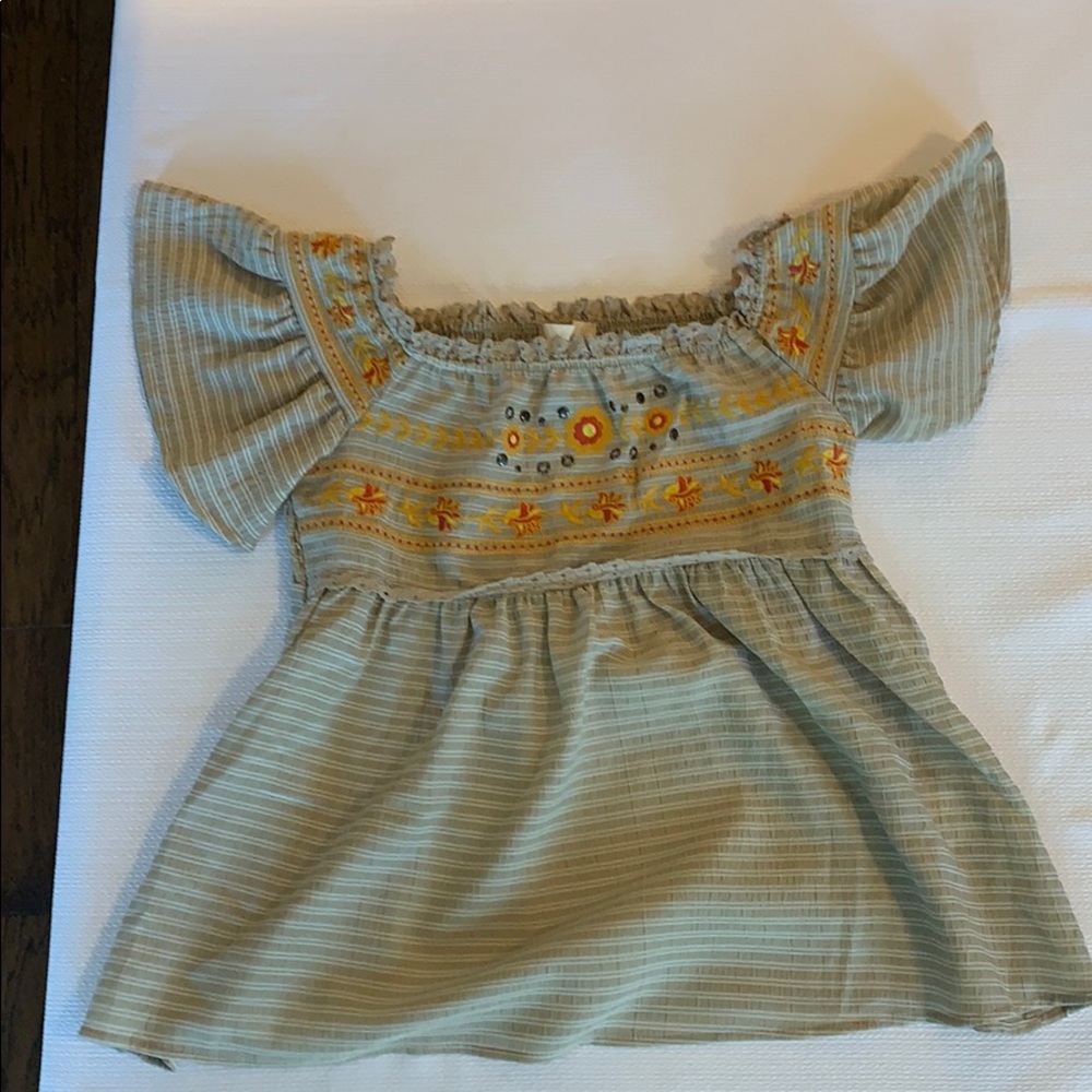Altair’s State flowered crop top - Medium